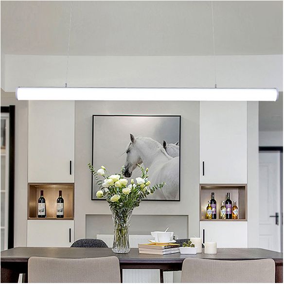 Lumo moderno illuminazione il lampadario lineare illuminazione a sospensione Isola Luce del soffitto