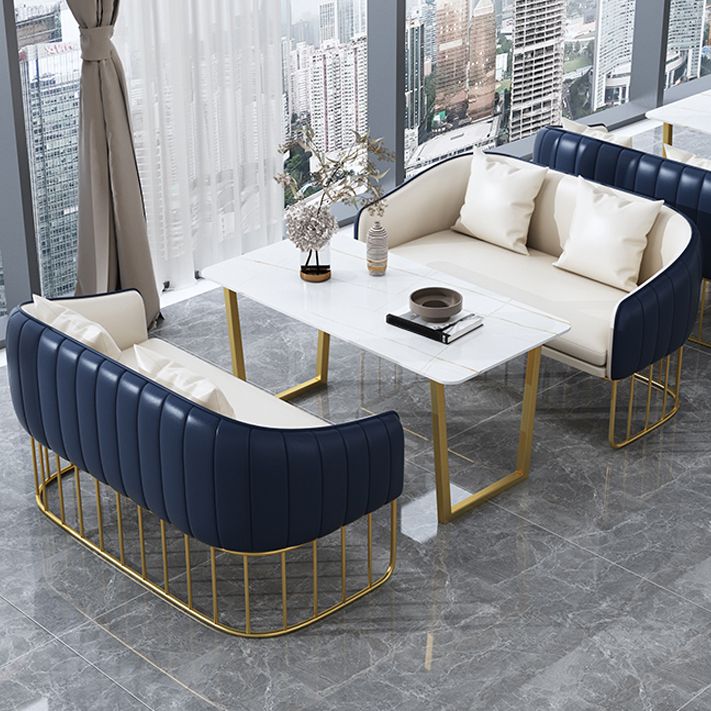 Glam Style Sintered Stone Dining Set 1/2/3/4/5 Pieces Dining Table Set for Home Use