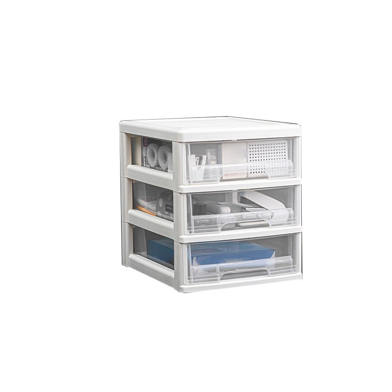 Modern Vertical Transparent Filing Cabinet Plastic Drawers File Cabinet