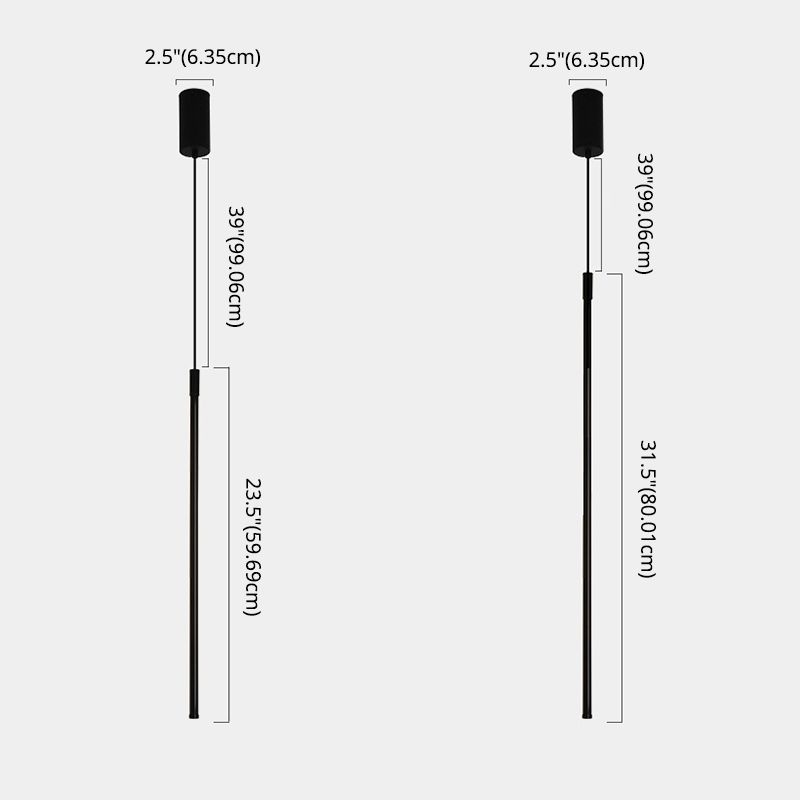 Black Linear a sospensione Light Light MODERNY MODERN MODERN METTAGLIO Apparecchio di illuminazione sospesa