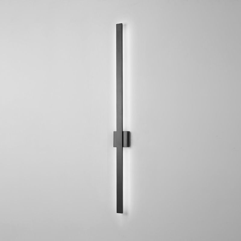 Sombra lineal luz de pared de metal moderno 1 iluminación de pared de pared