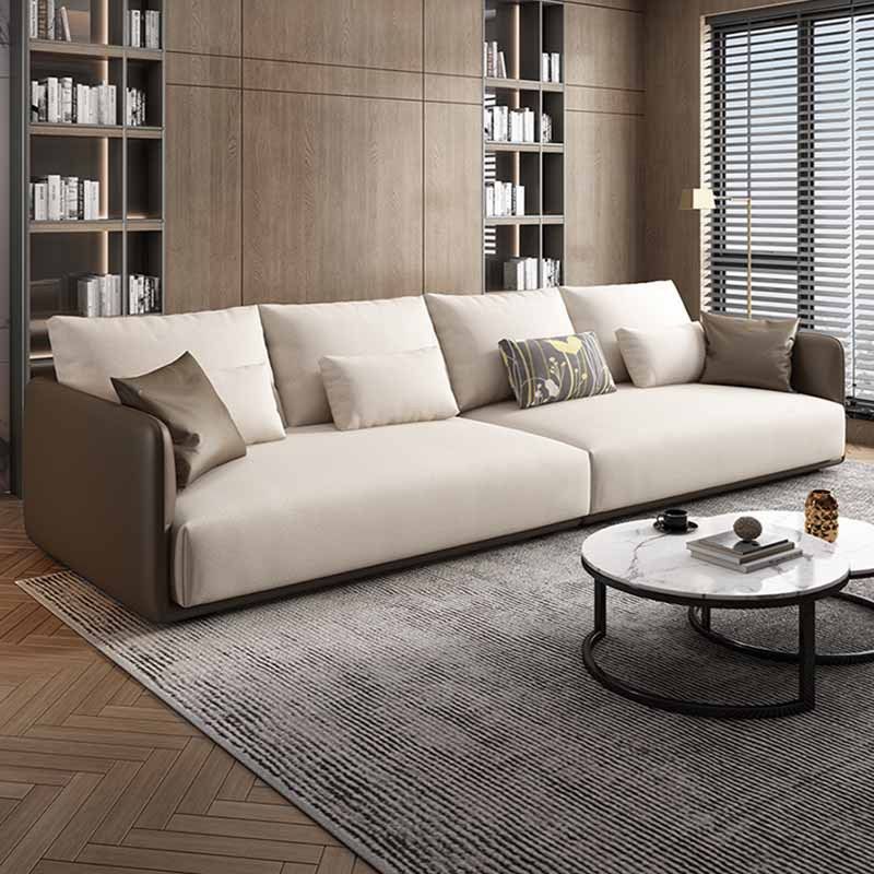 Modern Style with Pillow Back Latex/sponge Seat Filled Dark Blue/orange/army Green Sofa