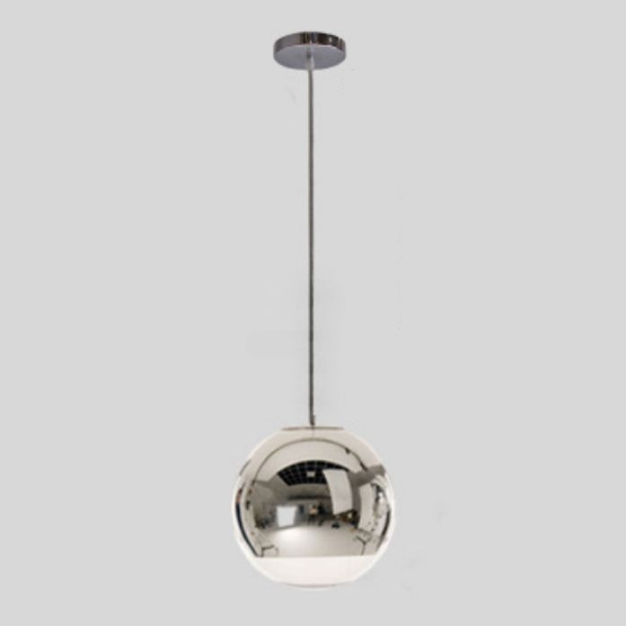 Luz colgante de bola de estilo moderno 1 lámpara de luz de luz de luz