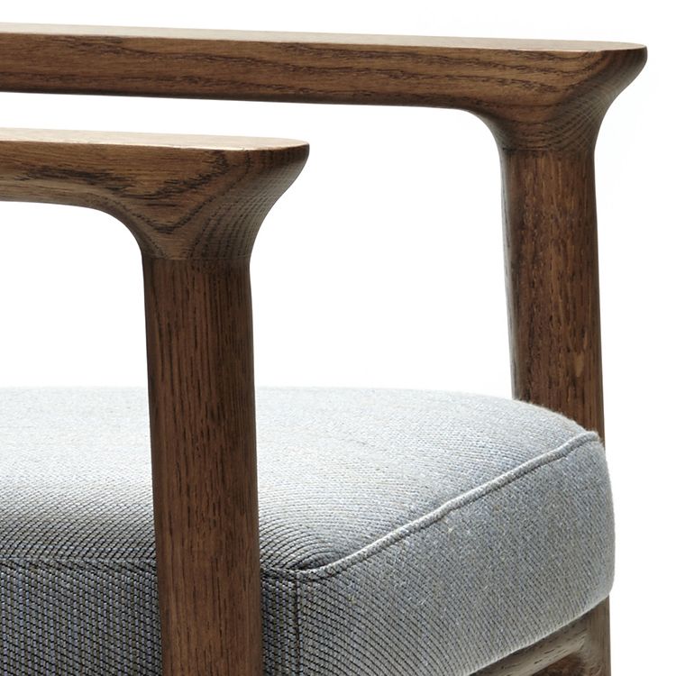 Le bois de frêne de style traditionnel préside la chaise arrière solide de salles à manger de Kichen de bras