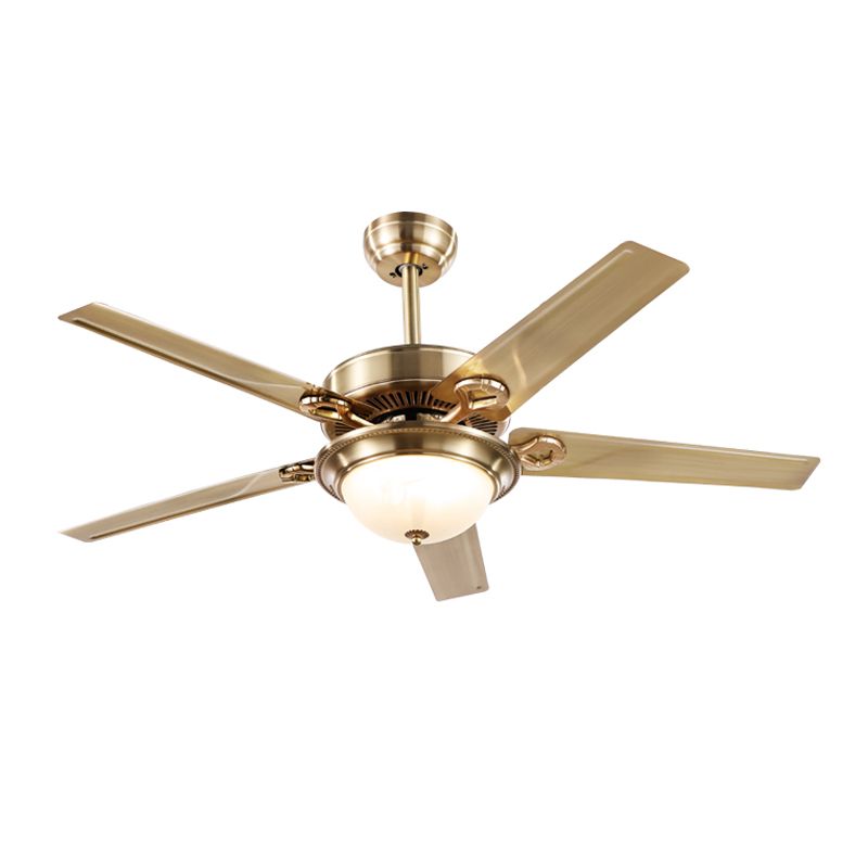 Geometry Ceiling Fan Lamp Kids Style Metal 1 Light Ceiling Fan Lighting