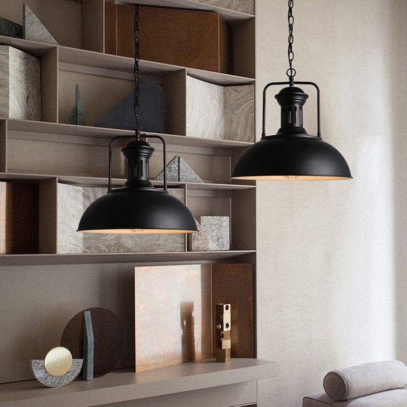 Simple Style Adjustable Industrial Pendant Lighting for Living Room Dining Room