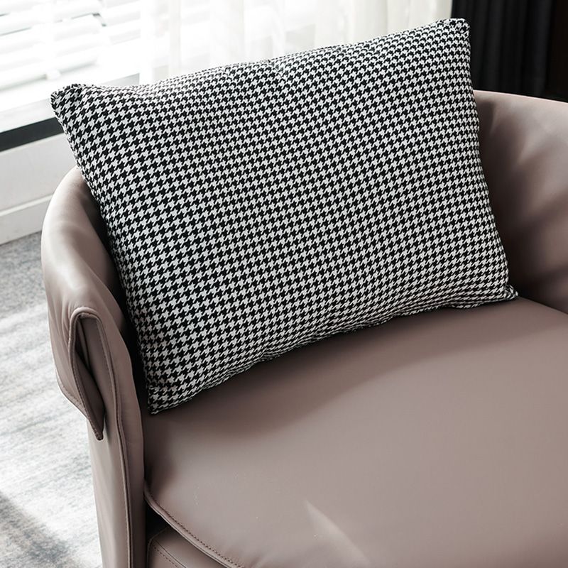 Modern Accent Armchair Contemporary Swivel Barrel Accent Chair
