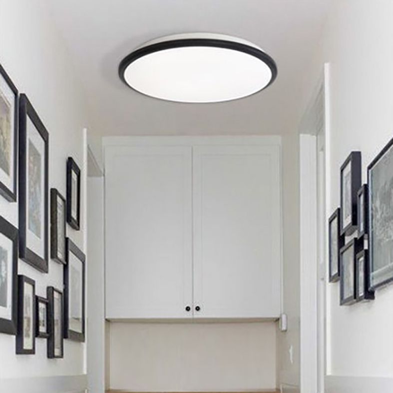 Simplicité Round Flush Mount Lamp for Living Room Modern Style LED Ceiling Light