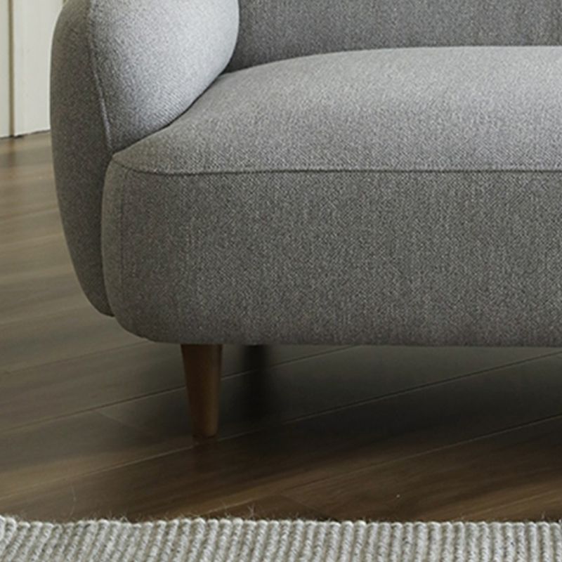 Scandinavian Recessed Arm Standard Tight Back for Living Room