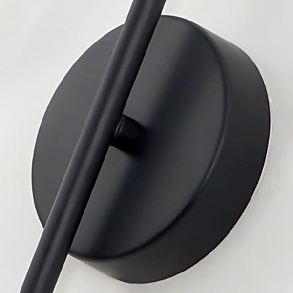 Simplicity 1-Bulb Sconce Light Living Room Glass Ball Wall Light Fixture