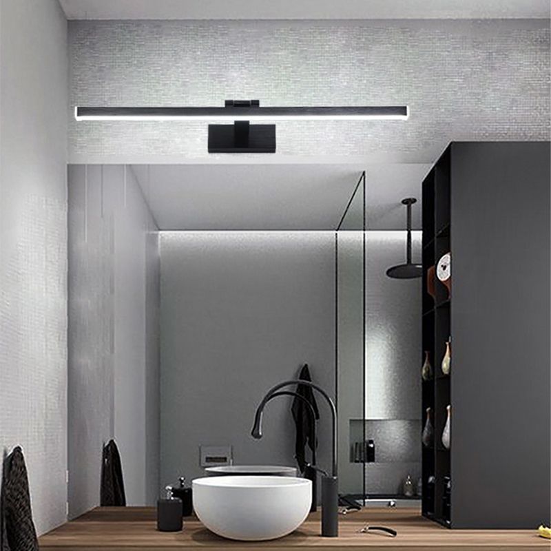 Acrylic Elongated Wall Light Fixture Simplicity LED Sconce Light Fixture for Bathroom