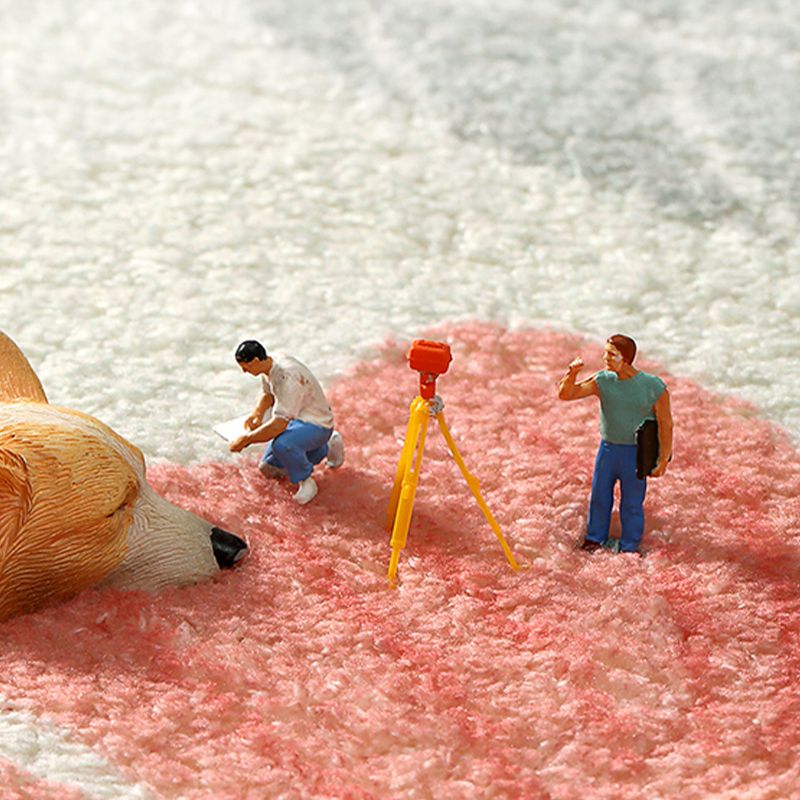 Groen Modern Rug Tapsel Blending Plant Tapijt Non-slip achterste Tapijt voor woonkamer