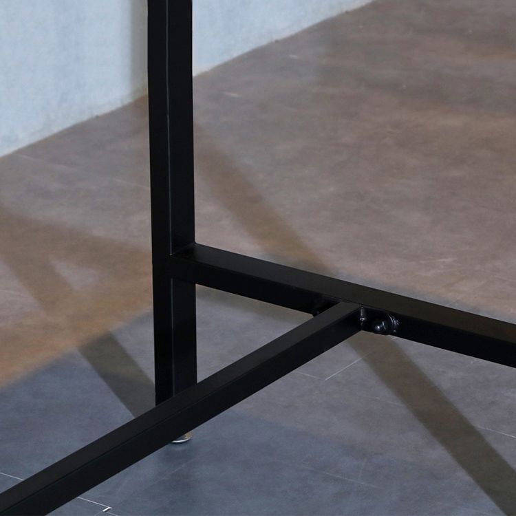 Industrial Rectangle Solid Wood Bar Table Set 1/11 Pieces Counter Table with High Stools