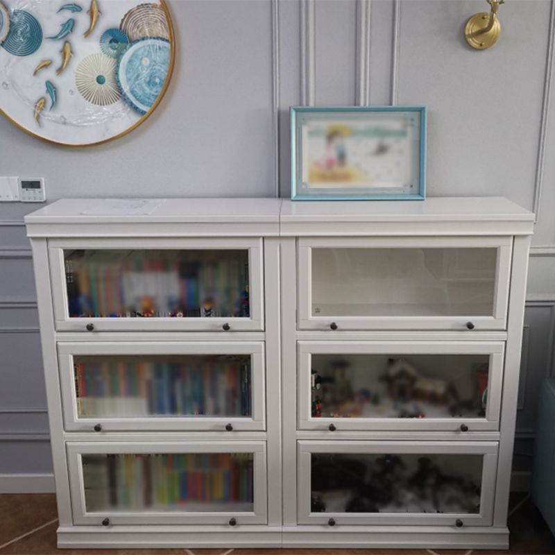 Libreria per barrister in legno in stile moderno libreria chiusa con porte per home office