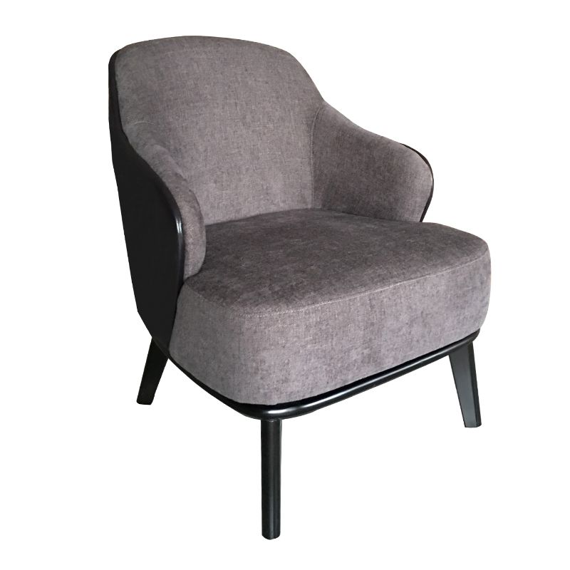 30.71" Wide Solid Wood Frame Wingback Chair with Basic Four Leg for Living Room