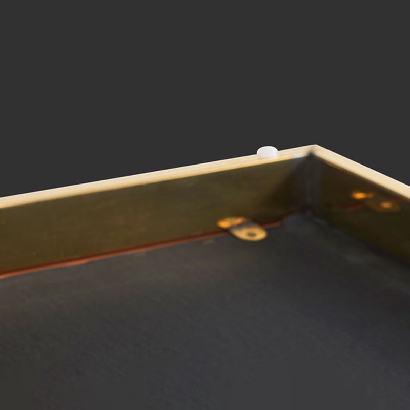 Gorgeous Square Ottoman Pure Color Genuine Leather Water Resistant Footstool Ottoman