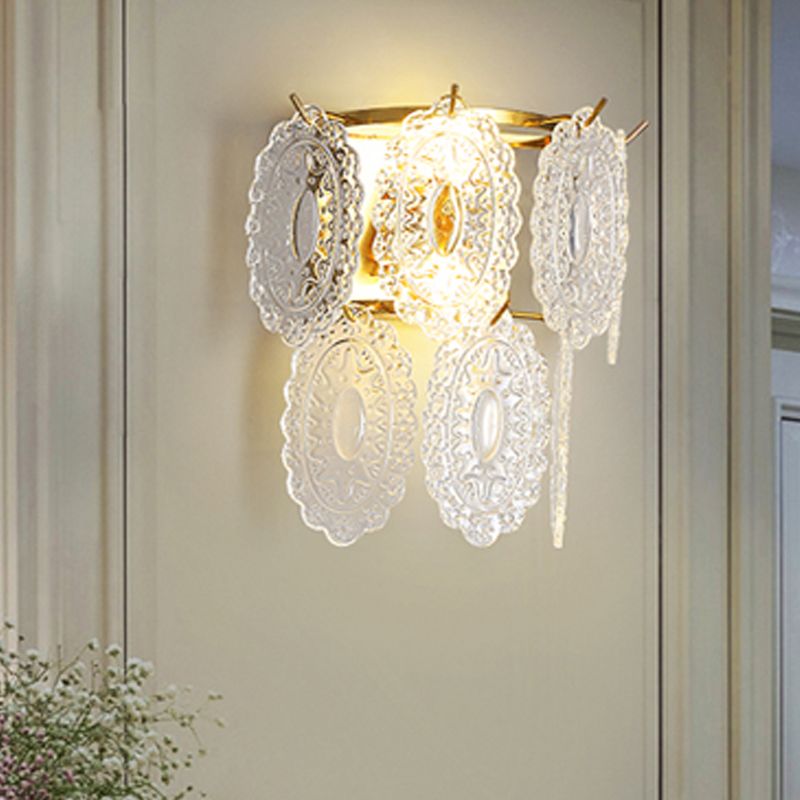 Modern Glass Wall Light Sconce Creative Simple Wall Light Fixture for Bedroom