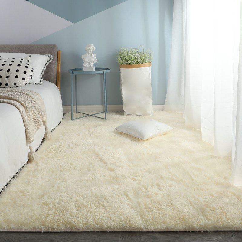 Fancy Plush Area Rug Tie-Dye Pattern Polyester Area Carpet Non-Slip Backing Rug for Bedroom