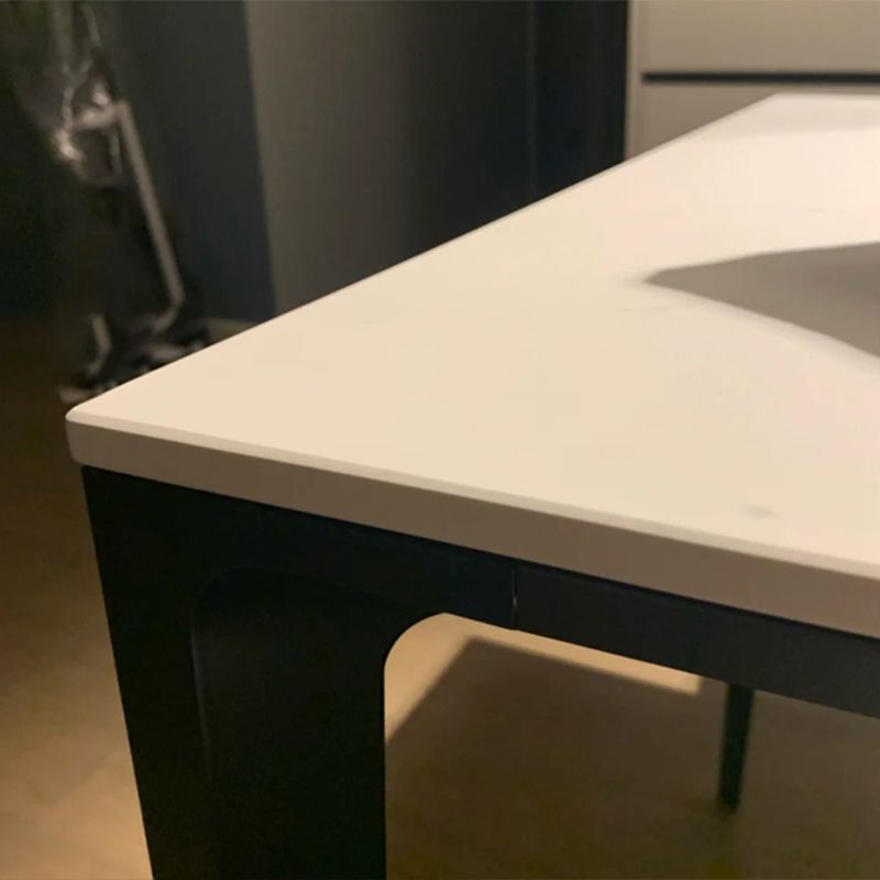Sintered Stone Home Dining Table Modern Rectangle Dining Room Table
