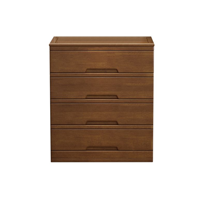 Modern Rectangle Cabinet Grooves Wood Side Cabinet with Drawer