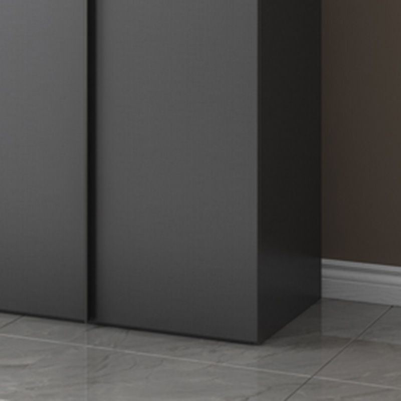 Modern Wooden Wardrobe Cabinet Bedroom Soft Close Doors Armoire