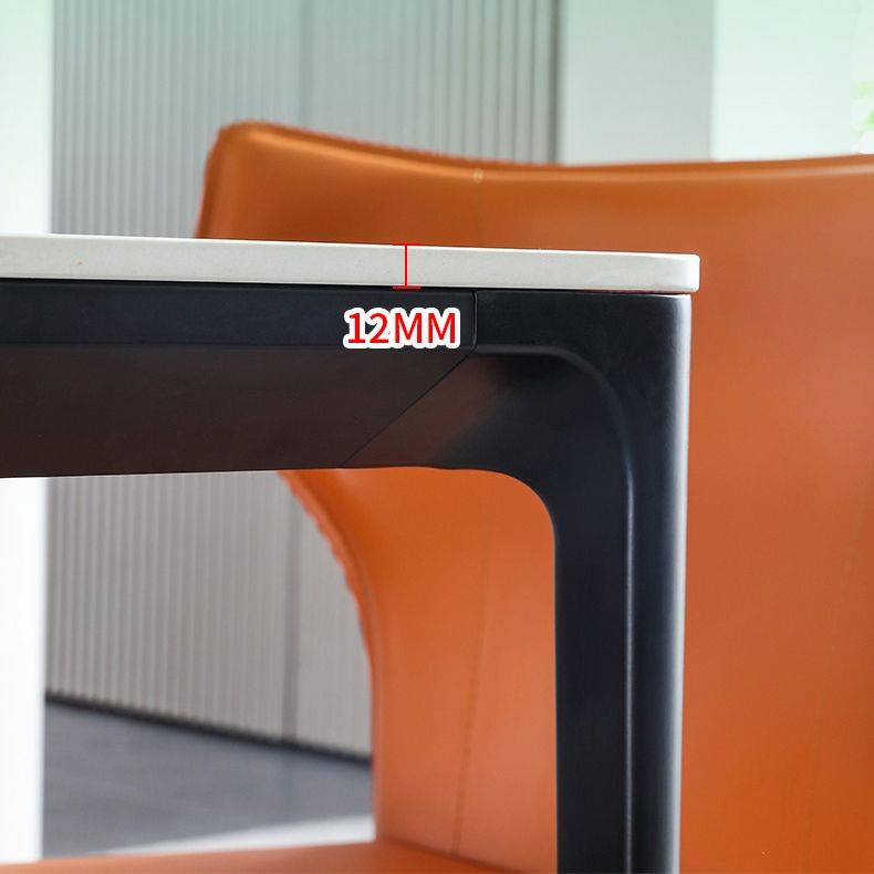 Modern Dining Room Furniture Set 1/4/5 Pieces Sintered Stone Dining Table Armless Chairs