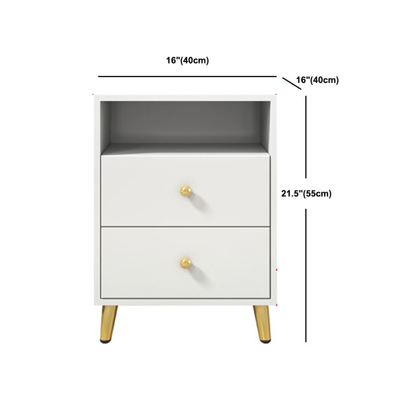 Contemporary 21.6"/35.4"Tall Accent Chest Rectangle Wood Chest with Drawers