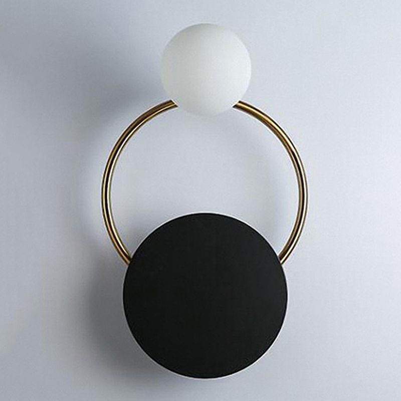 Modern Unique Shape Wall Lighting Fixtures Metal Flush Mount Wall Sconce for Dining Room