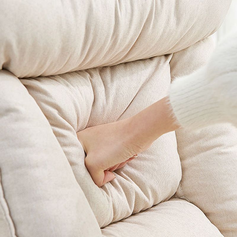 Modern 22.83"Wide*22.83"Deep*23.62" Linen Parsons Chair with Biscuit Back