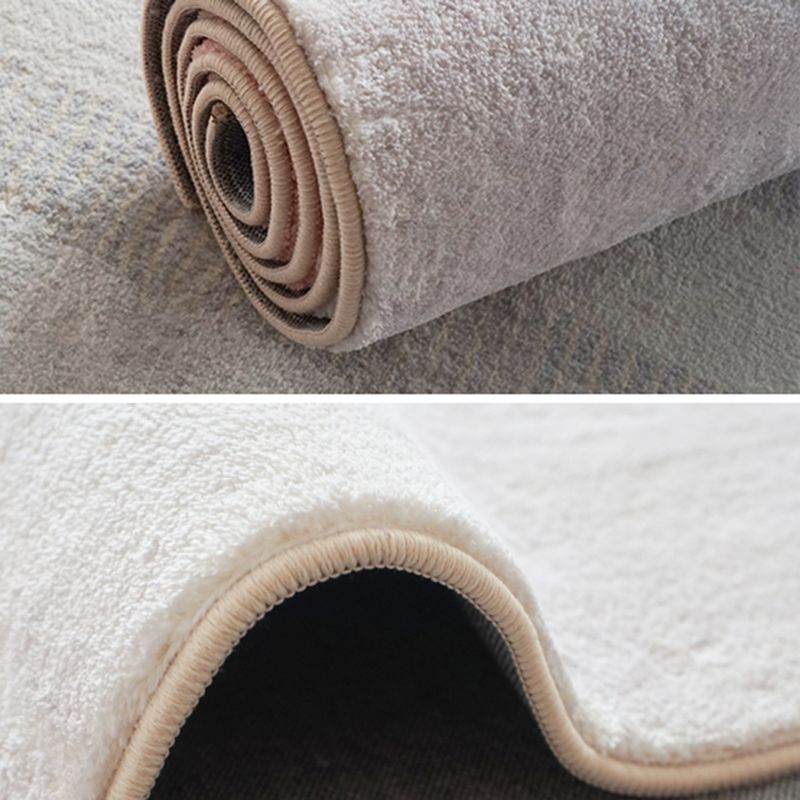 Light Brown Irregular Line Rug Polyester Simple Rug Washable Rug for Drawing Room