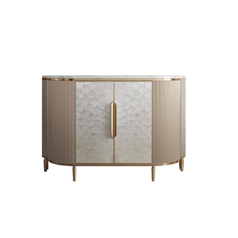 Glam Style Wooden Cabinet 15.74" Wide Accent Cabinet with Doors