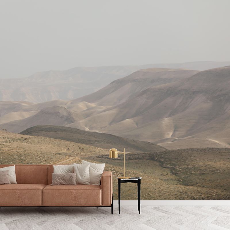 Desert Landscape Wall Mural Wallpaper Modern Mildew Resistant for Bedroom
