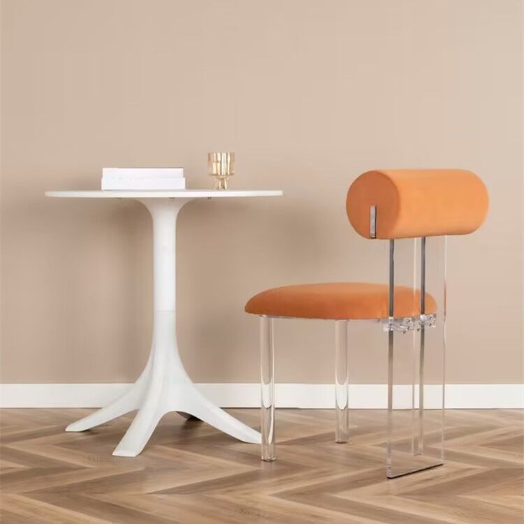 Contemporary Upholstered and Plastic Armless Dining and Accent Chairs