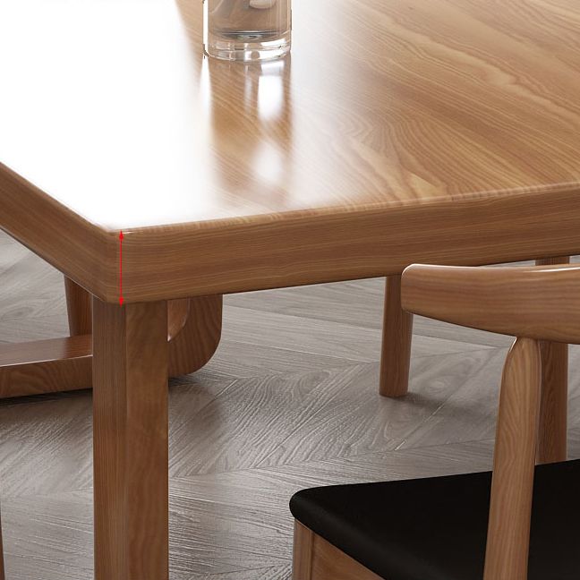 Ensemble de table à manger rectangle moderne 1/4/7