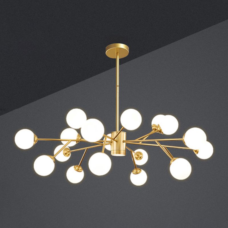 Palline di vetro lampadario a sospensione a sospensione Light Impiccomello per soggiorno per soggiorno