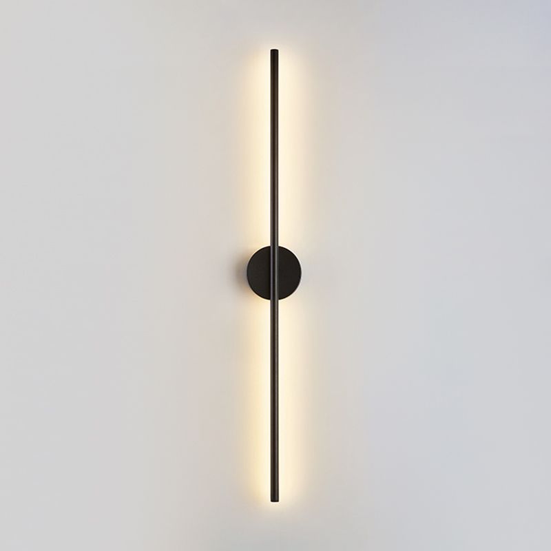 Linearer Schatten Metall Wandleuchten moderner Stil 2 Leuchten Wandmontage Licht montiert