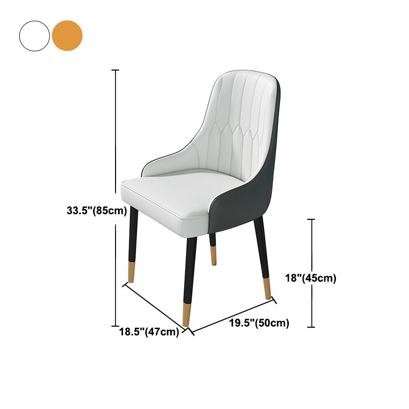 1/4/5/7 PCS Metal Glam Glam Dining Room Set avec table ronde et chaises