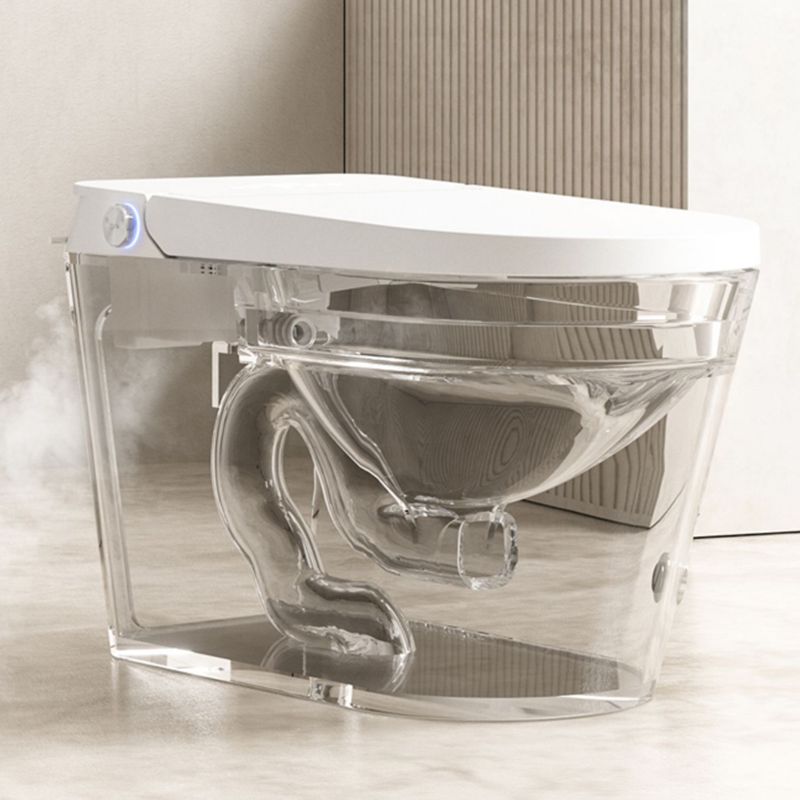 Modern Floor Mounted Toilet Heated Seat Included Urine Toilet for Washroom