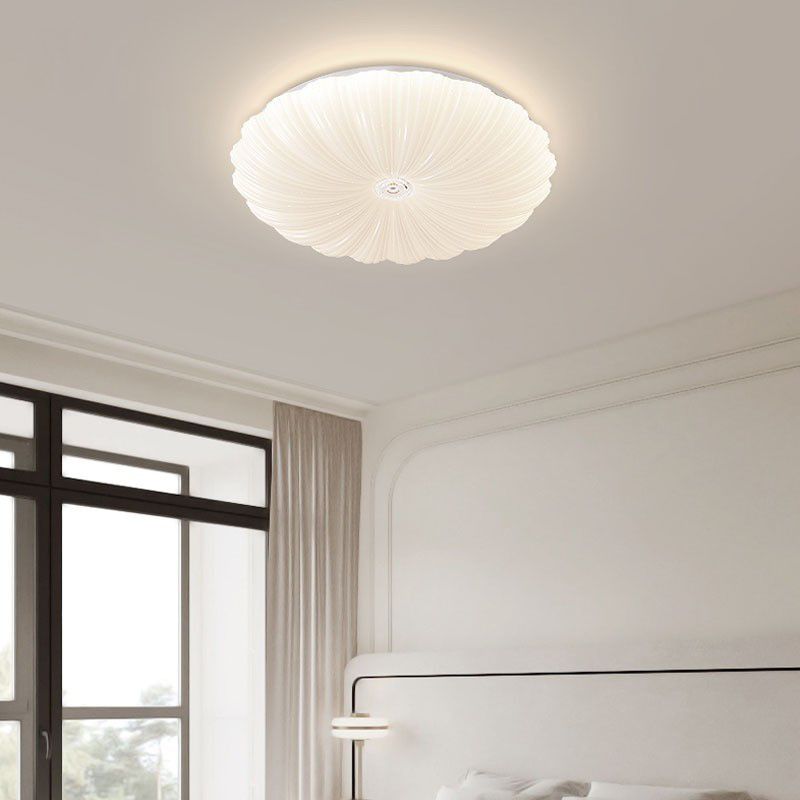 LED Ceiling Mount Light White Ceiling Light with Acrylic Shade for Living Room