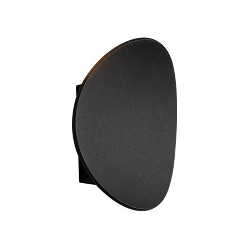 Iluminación de pared de forma única lámpara de aplanque de luz 1 de estilo moderno para sala de estar