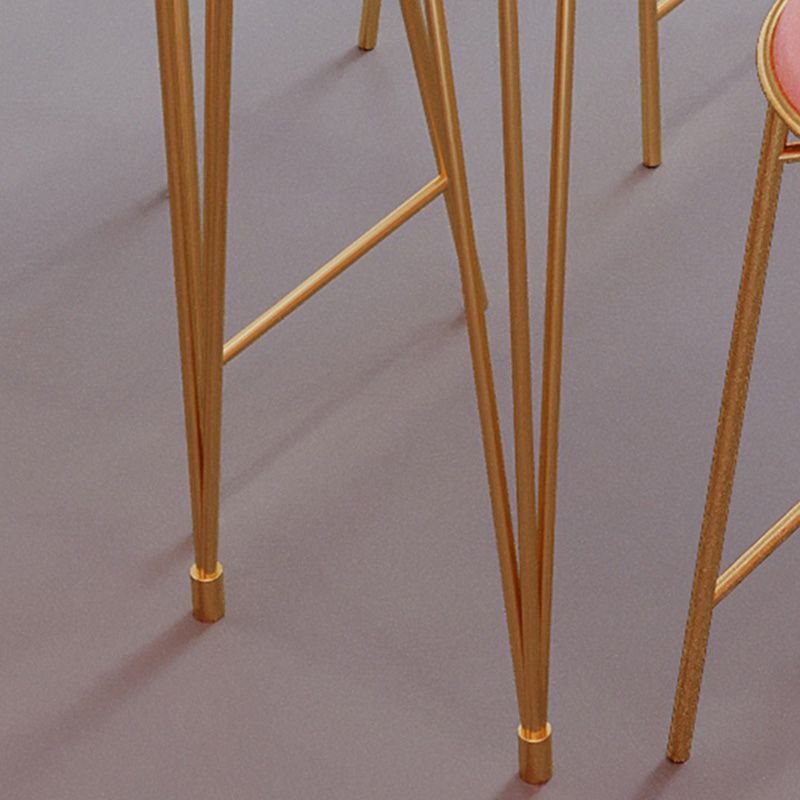 Rectangular Bar Height Table White Faux Marble Top Bistro Pub Table with 4 Legs