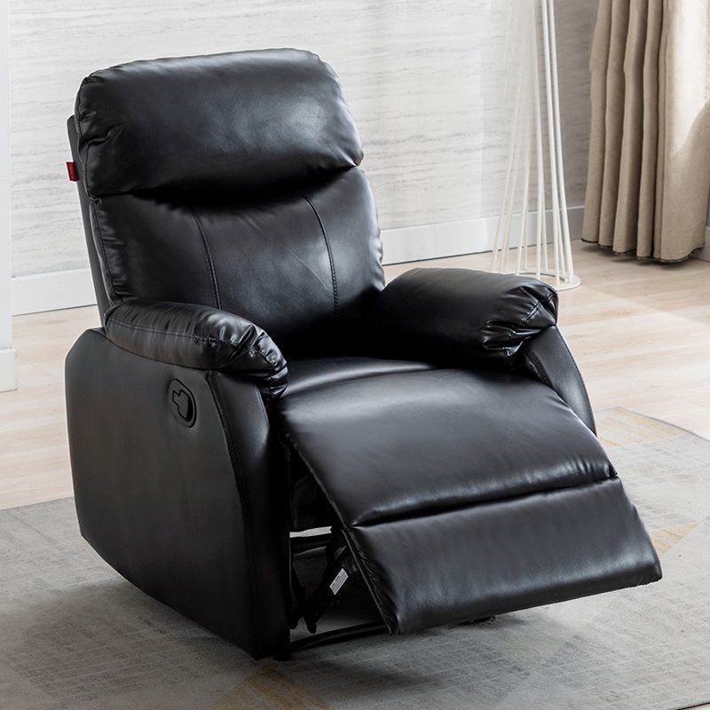 Contemporary Faux Leather Recliner 31.1" Wide Recliner Chair with USB Cord