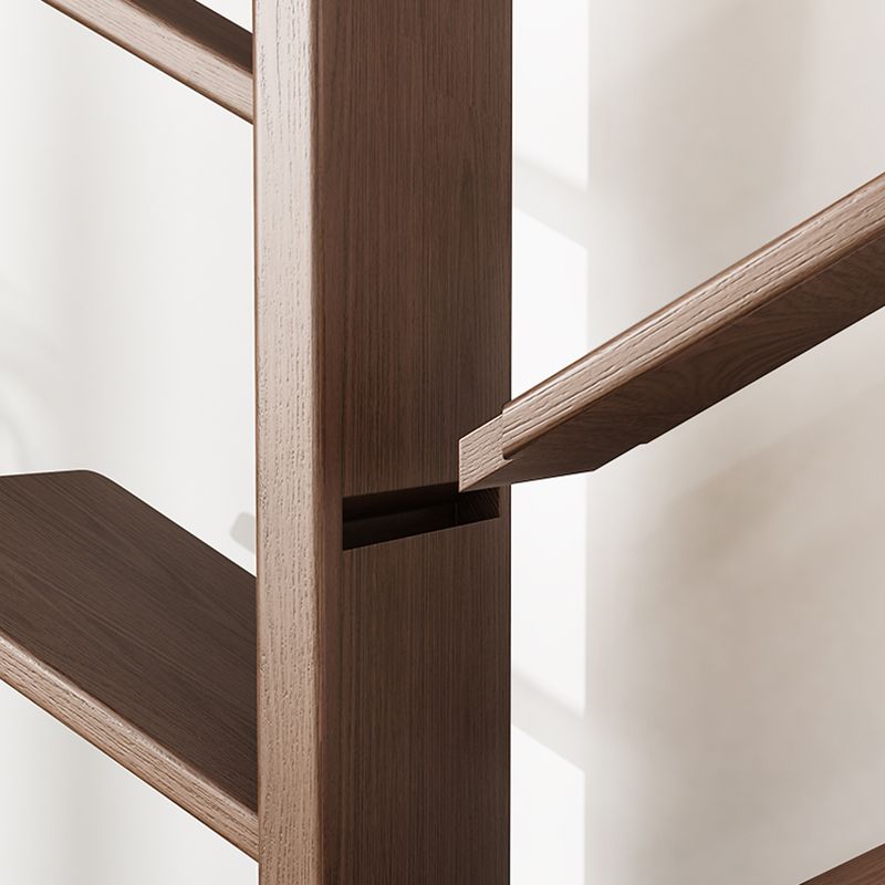 Modern Style Open Bookshelf Solid Wood Shelf Bookcase for Home