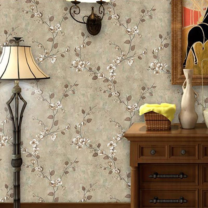 Garden and Countryside Wallpaper Retro American Wall Decor Non-Pasted Non-Woven 31 ft. x 20.5