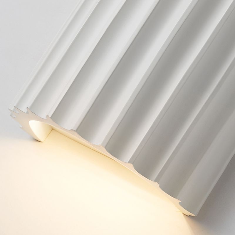 Medio cilindro Maledro de metal mata moderna macarons nórdicos 2 luces luz de pared montado en la pared