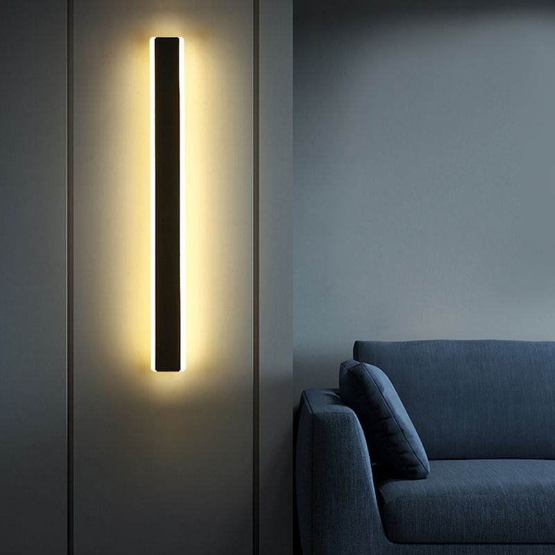 Wall Sconce Lighting Simple Style LED Metal Wall Mounted Light for Bedroom