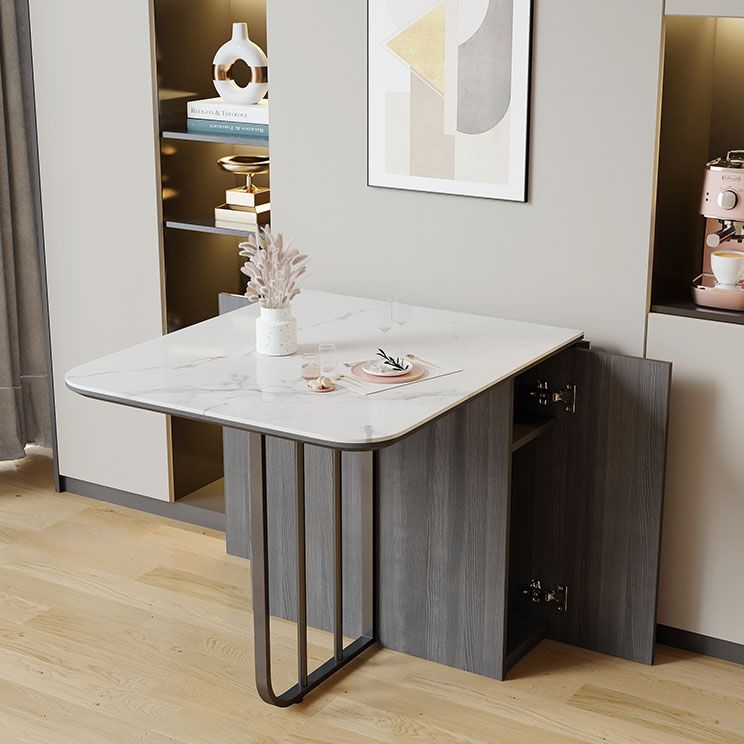 Modern Furniture Dining Set 1/3/5 Pcs Folding Table with Dining Upholstered Chairs