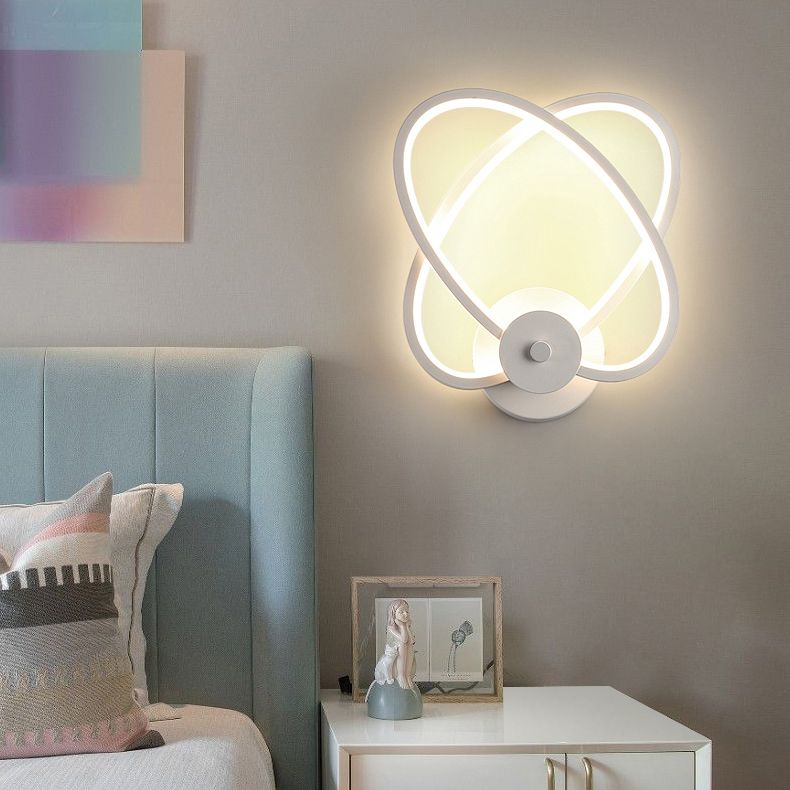 Accesorio de iluminación de pared geométrica de estilo nórdico LLUACIÓN MUNTA MONTAJE DEL ALMENTO DEL DORMITOR METAL