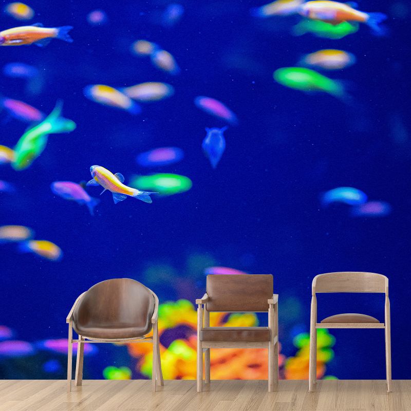 Creatures Mural Wallpaper Modern Bedroom Decoration, Custom Size Available