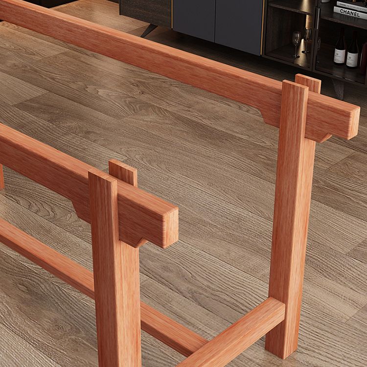Moderner Massivholz Standard Esstisch Küche Rechteck Esstisch mit Trestle Basis